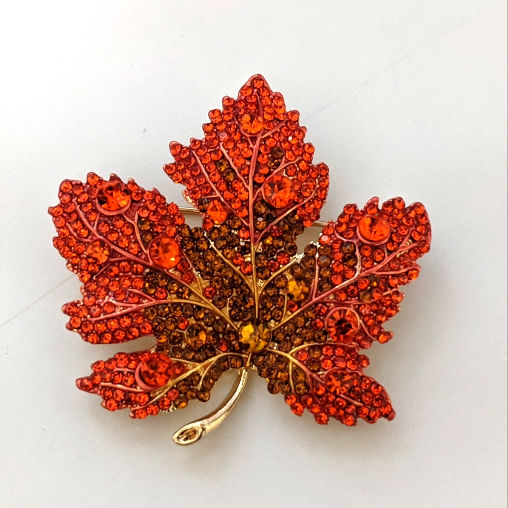 Autumn Leaf Brooch